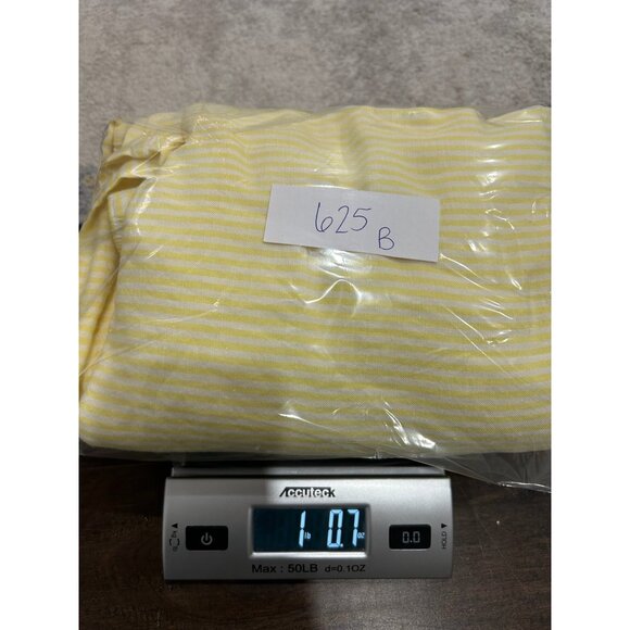 Loft Lightweight Summer Wear Yellow Pinstripe Cropped Pants Size XL Preppy NWT - Picture 10 of 10